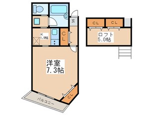 パレス相模大野の物件間取画像